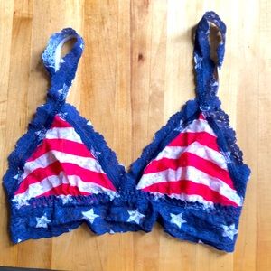 Stars & Stripes lace bralette